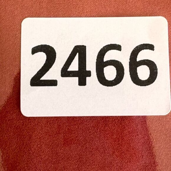 Zara Casual Wide Leg Y2K High Rise Elastic Waist Pull On Red Rust SZ XL 2466 - Picture 14 of 15